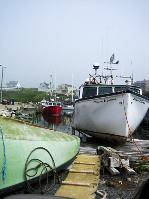 Fishing boats, Peggy's Cove, NS