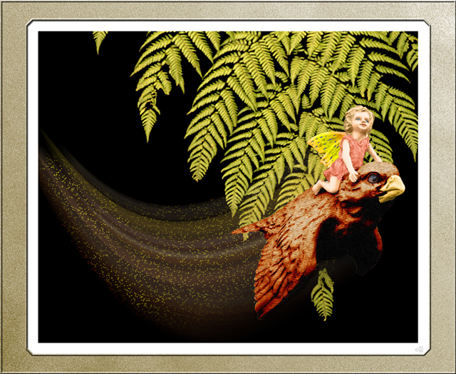 Fairy and fern