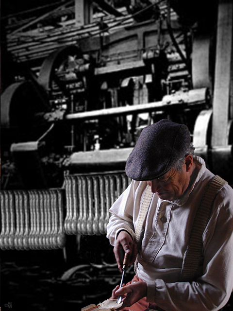 Woodcarver & machine