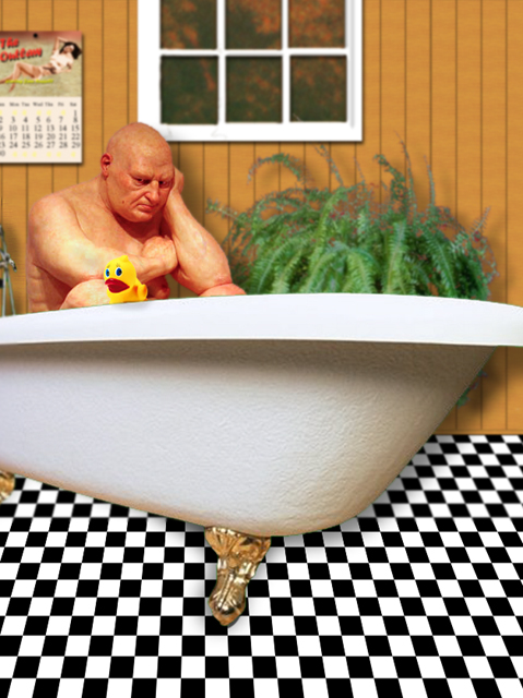 Guy in a tub